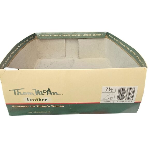 Thom Mcan Leather Heeled Boots Sz 7.5 Womens Style 21913 Black NWT See Descript - Picture 14 of 16